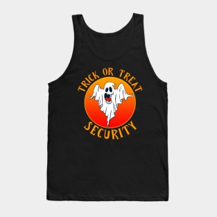 Halloween Security for Trick or Treat party Tank Top